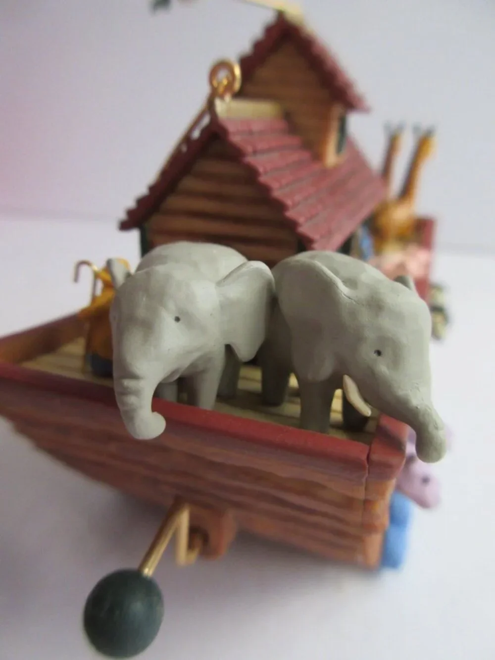 Hallmark Keepsake Ornament Noah's Ark Features Movement 2004 NEW in Box